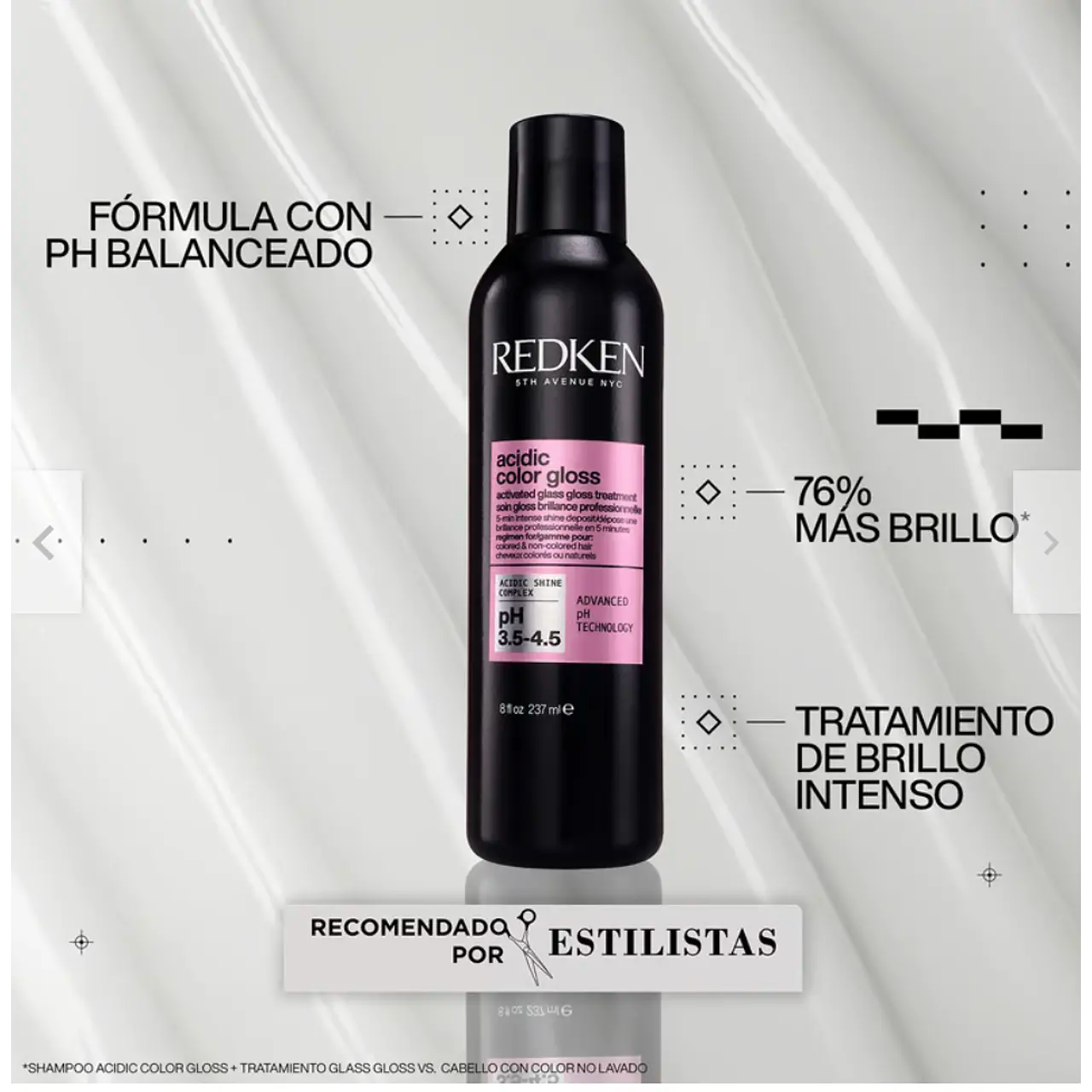 Tratamiento Brillo Intenso Cabello Con Color Acidic Color Gloss 237ml Redken