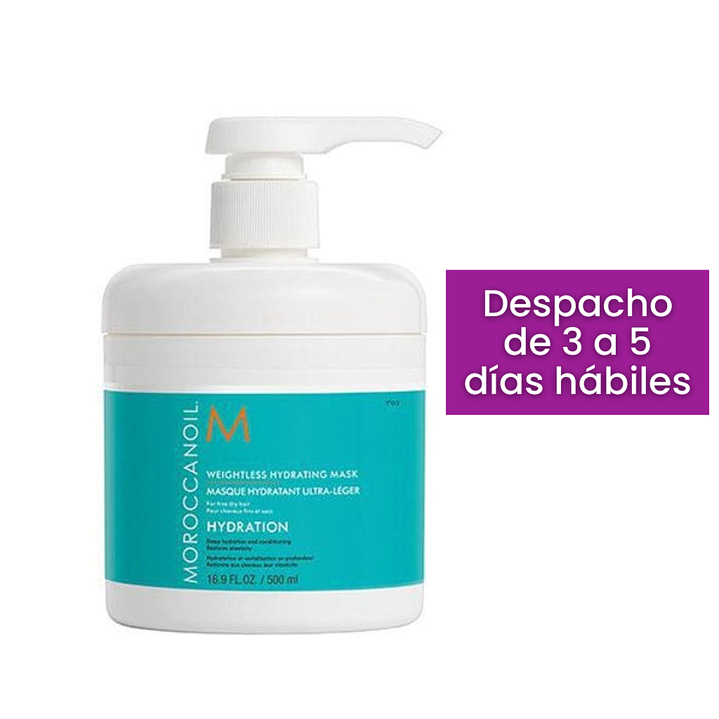 Tender no se dio cuenta Desear Máscara Hidratante Ultraligera Moroccanoil 500ml | GlamStore