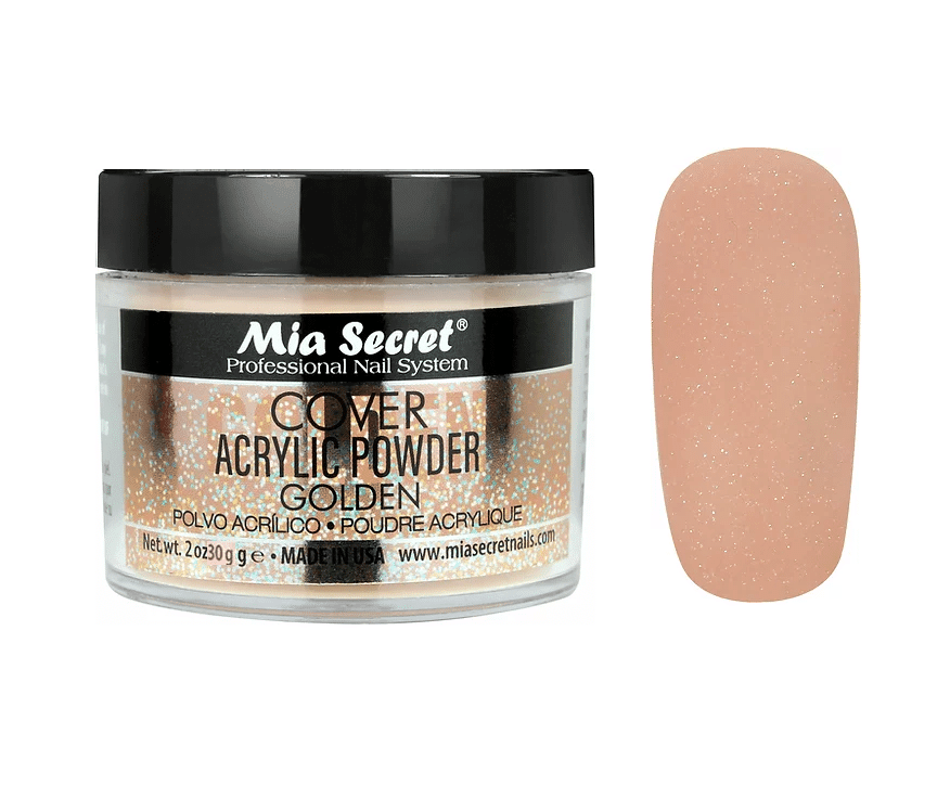 COVER ACRYLIC POWDER GOLDEN 30GR MIA SECRET